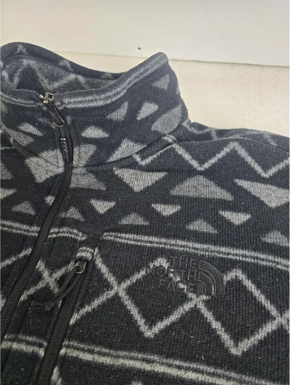 THE NORTH FACE Men's Novelty Gordon Lyons Quarter Zip Size Small Aztec Design